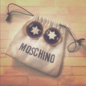 Moschino Vintage Star Clip-on Earrings